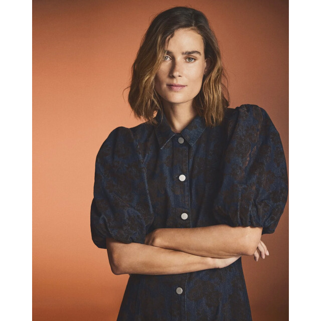 Moss Copenhagen alexa 2/4 dress aop 20204 mole flower 06311.849.0005 large