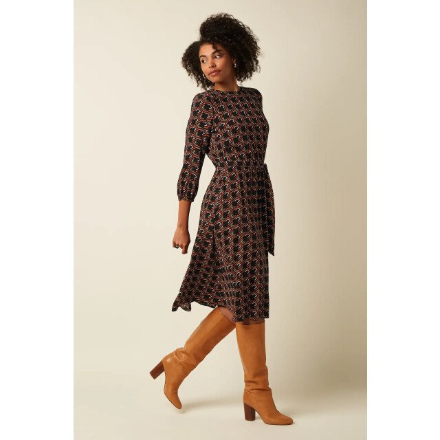 King Louie Betty dress loose fit calou 10673 spicy brown 10673 large