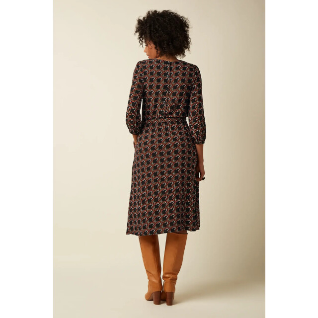 King Louie Betty dress loose fit calou 10673 spicy brown 10673 large
