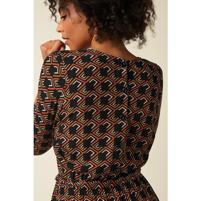 King Louie Betty dress loose fit calou 10673 spicy brown 10673 large