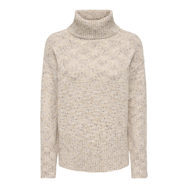 Jacqueline de Yong sabine l/s cowl neck pullover kn 15379769 oatmeal 06711.198.0028 large