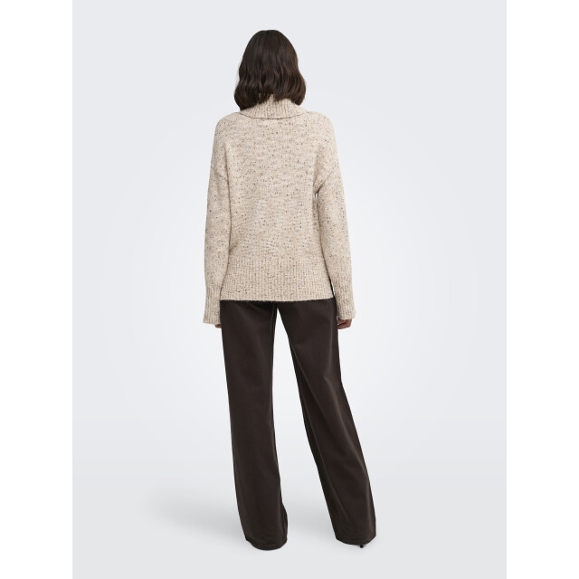 Jacqueline de Yong sabine l/s cowl neck pullover kn 15379769 oatmeal 06711.198.0028 large