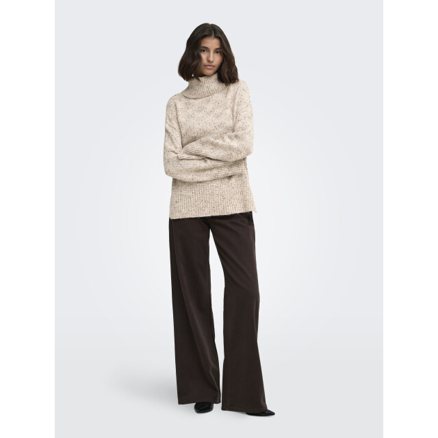 Jacqueline de Yong sabine l/s cowl neck pullover kn 15379769 oatmeal 06711.198.0028 large