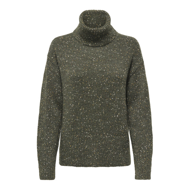 Jacqueline de Yong sabine l/s cowl neck pullover kn 15379769 forest night 06711.369.0157 large