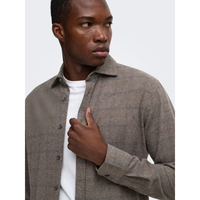 Only & Sons onsalon ls slim shirt frml 22039086 falcon 05631.940.0136 large