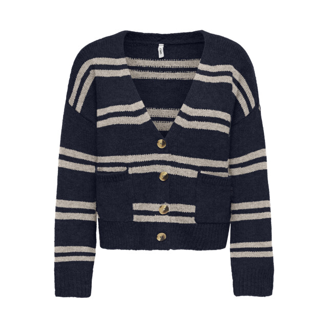 Jacqueline de Yong onlsophie ls v-neck cardigan bf knt 15382191 night sky 06741.261.0038 large