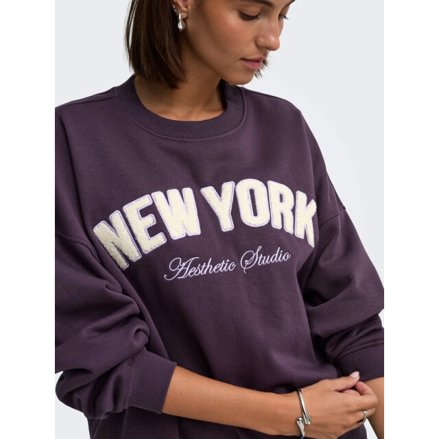 Jacqueline de Yong Mesa l/s o-nk emb sweat 15370526 large