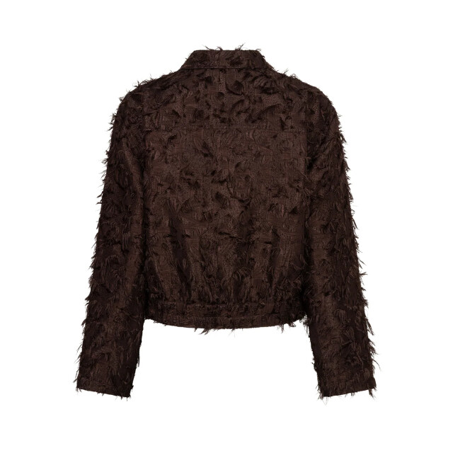 Red Button Bomber fringes espresso SRB5064 large