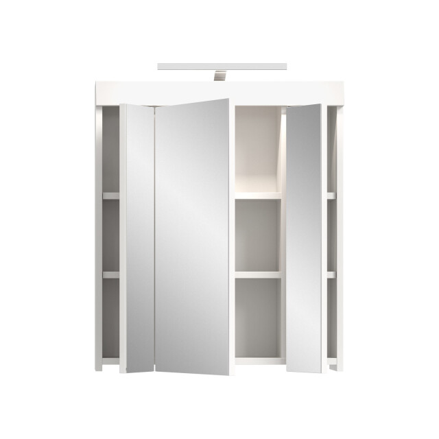 Furnilux Viana spiegelkast met verlichting 60x70x18 cm in wit en 3733148 large