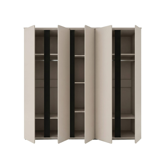 Furnilux Amara kledingkast combinatie 200 cm – 5-deurs set in 3733173 large