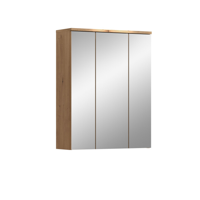 Furnilux Blake spiegelschrank 60 cm – 3 spiegeldeuren en 6 legplanken 3733128 large