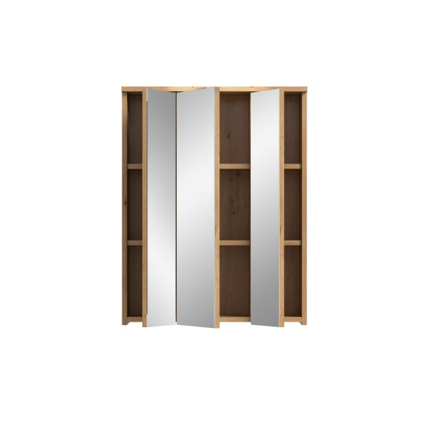 Furnilux Blake spiegelschrank 60 cm – 3 spiegeldeuren en 6 legplanken 3733128 large