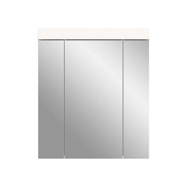 Furnilux Spiegelkast viana 60x70 cm met 3 spiegeldeuren en 6 legplanken in wit 3733146 large