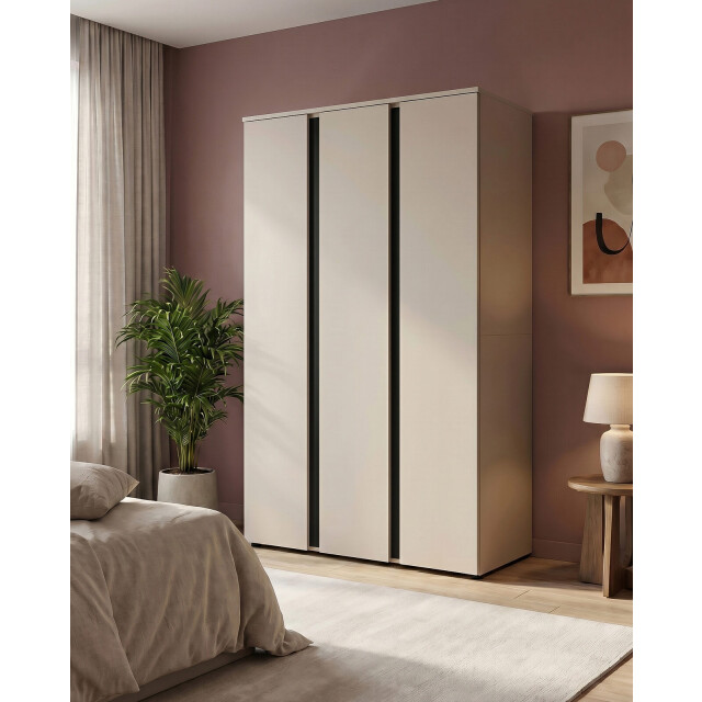 Furnilux Amara 3-deurs kleerkast 121x184x52 cm in 3733171 large