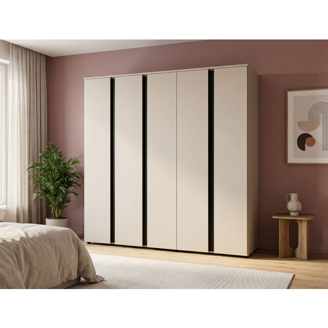 Furnilux Amara kledingkast combinatie 200 cm – 5-deurs set in 3733173 large