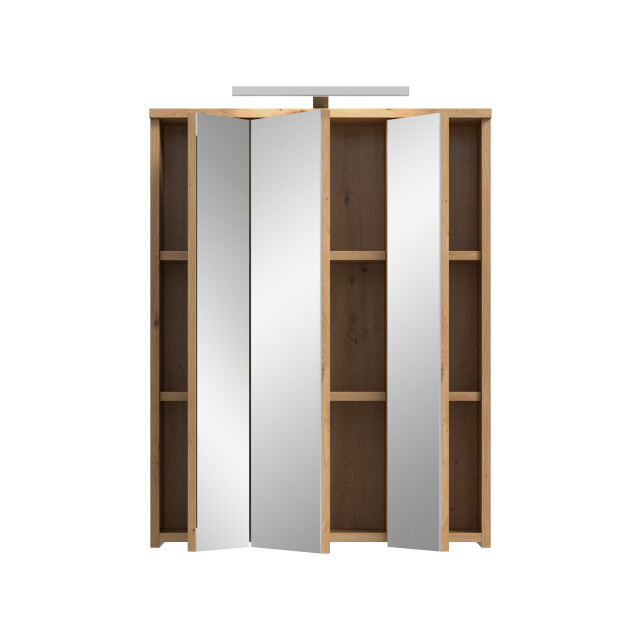 Furnilux Blake spiegelschrank met verlichting 60x77 cm in artisan eiken en 3733129 large