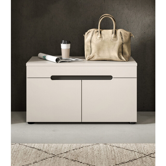 Furnilux Canu zitbank in – garderobebank met 2 deuren (60x45x37 cm) 3733141 large