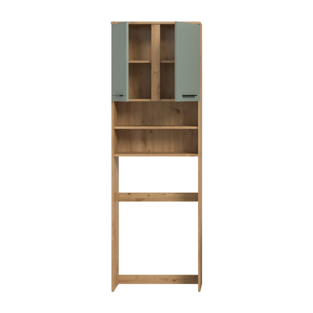 Furnilux Blake wasmachinekast 63x191x25 cm salie artisan eiken 3733130 large