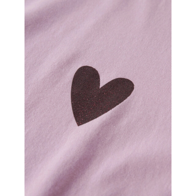 Name It Meisjes lange pyjama set nkfreaq roze hartjes print 13261979-Full Blooming Pink large