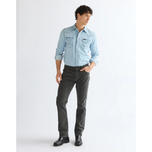 Wrangler Greensboro heren regular-fit corduroy dark shadow Wrangler 112386857 Greensboro DarkShadow large