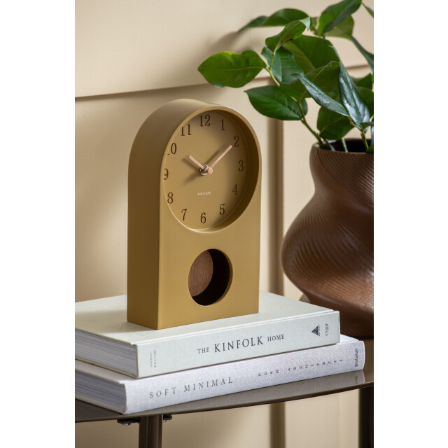 Karlsson tafelklok paris arch with pendulum - 14,5x24,1x4,8 cm 3731180 large