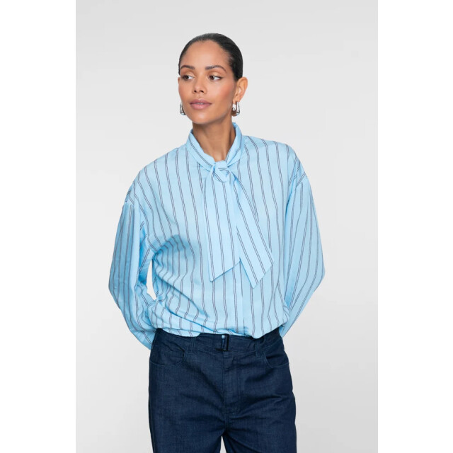 Geisha 63915-20 625 blouse ineral blue/brown 63915-20 625 large