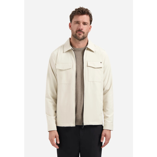 No Excess Heren overshirt sedoc 30511104 014 stone NoExcess SedocOvershirt 30511104 014Stone large