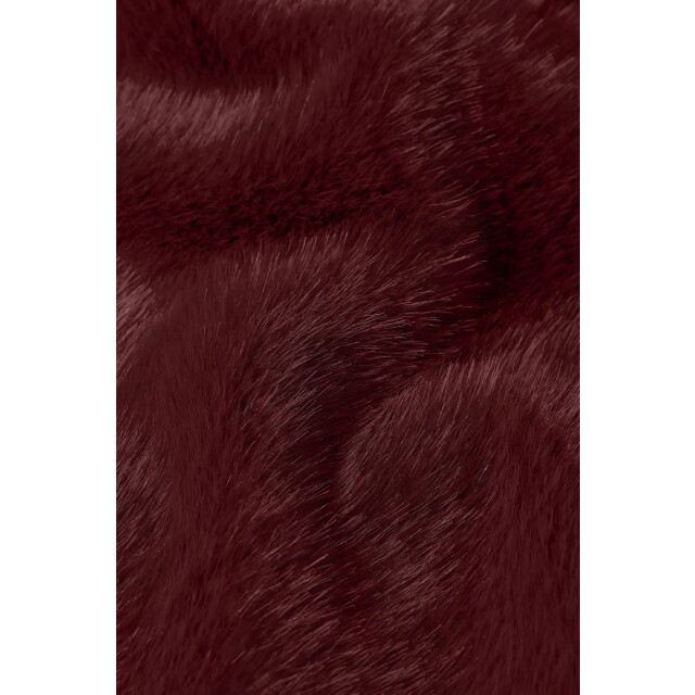 King Louie Viva gilet silver fur 10651 porto red 10651 large