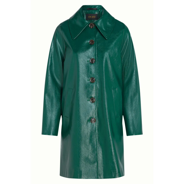 King Louie King luie anais coat glits 10637 botanical green 10637 large