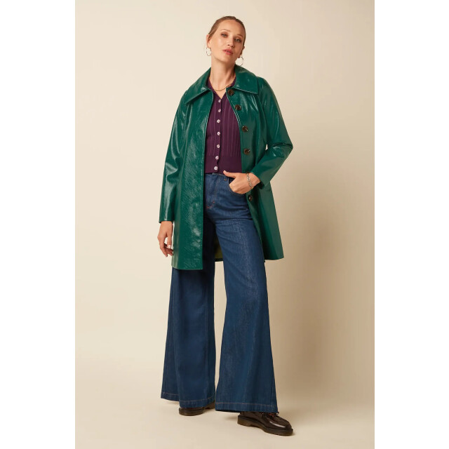 King Louie King luie anais coat glits 10637 botanical green 10637 large