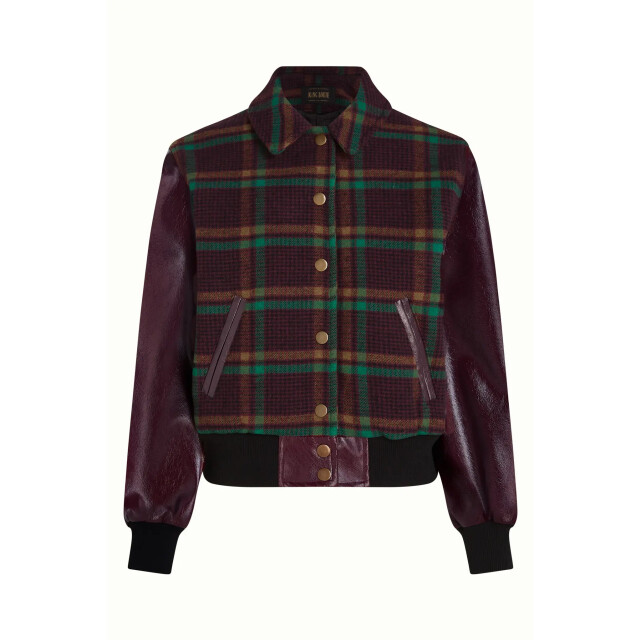 King Louie Billie baseball jacket 10646 porto red 10646 large