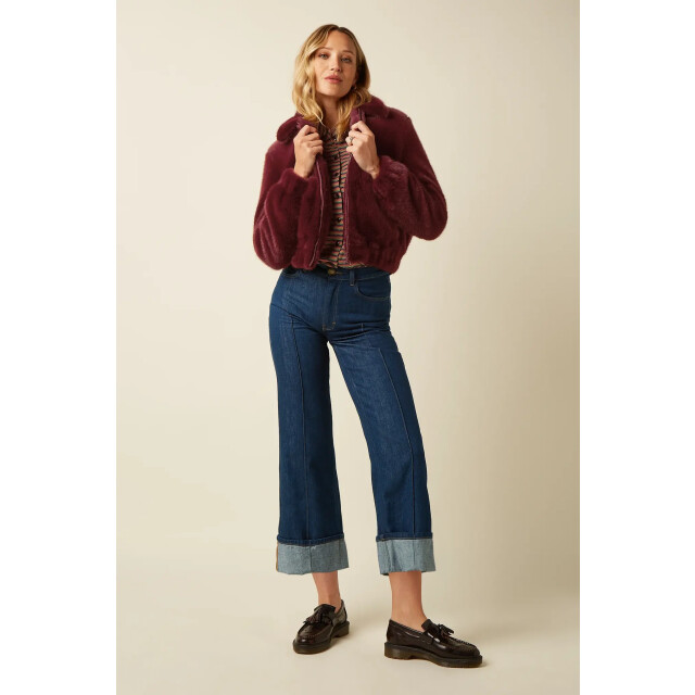King Louie Isla silver fur 10652 porto red 10652 large