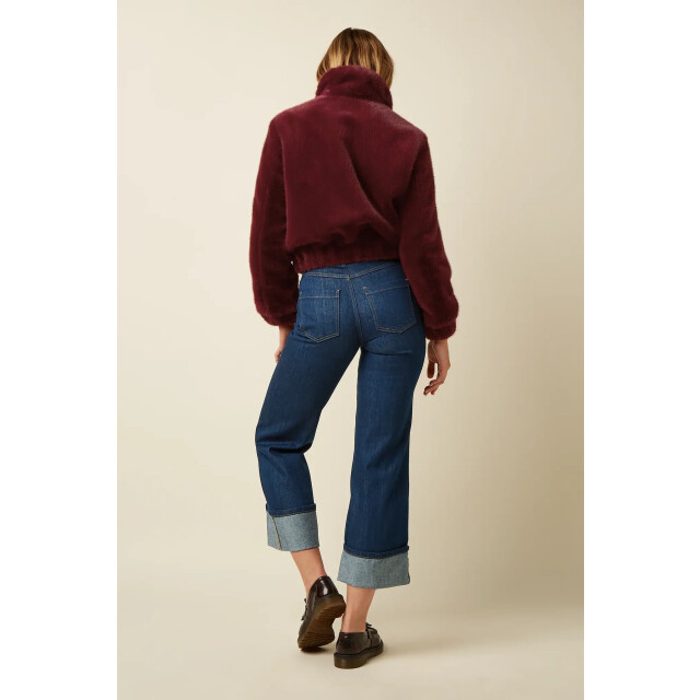 King Louie Isla silver fur 10652 porto red 10652 large