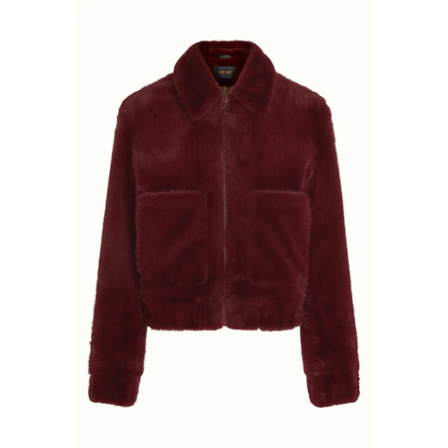 King Louie Isla silver fur 10652 porto red 10652 large