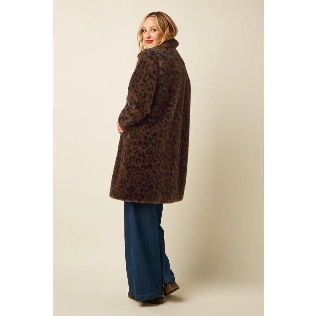 King Louie Ilse coat billy 10629 rum brown 10629 large