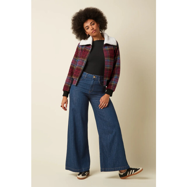 King Louie Arizona banda check 10624 horizon blue 10624 large