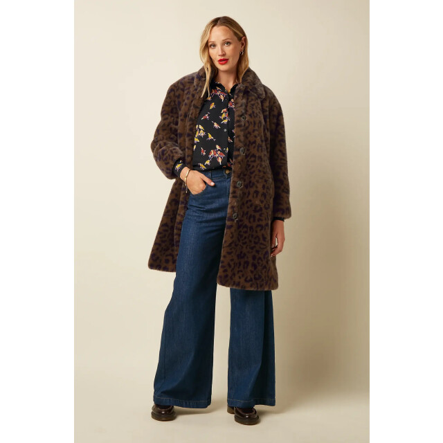 King Louie Ilse coat billy 10629 rum brown 10629 large