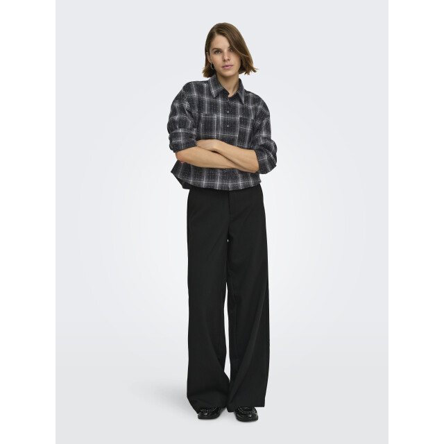 Only onlilston ls glitter detail shirt w 15383362 black checks 06615.999.0038 large