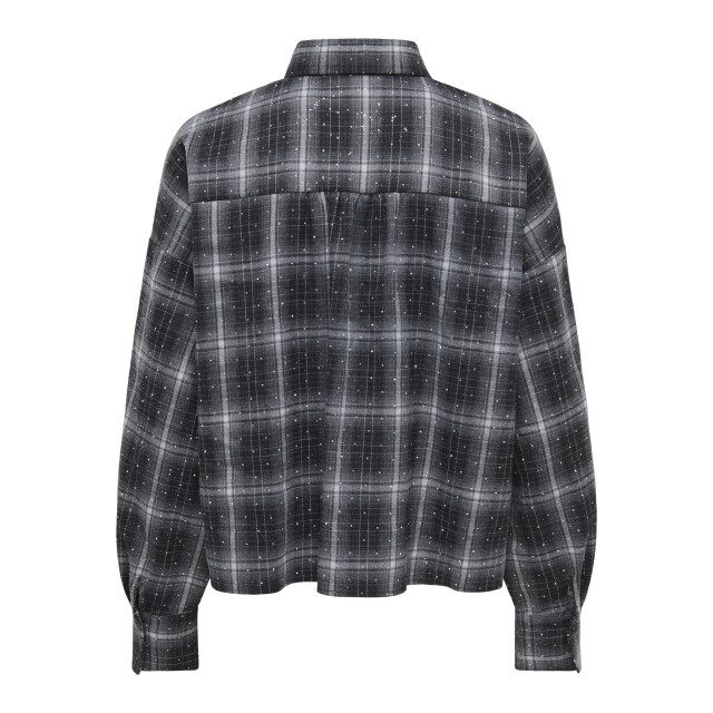 Only onlilston ls glitter detail shirt w 15383362 black checks 06615.999.0038 large