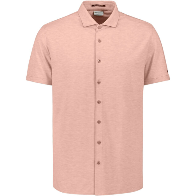 No Excess Shirt short sleeve melange jersey light mauve 31420281SN-346 large