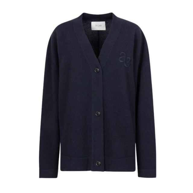 Âme Antwerp V neck knitted cardigan sweater vesten olympia Olympia large