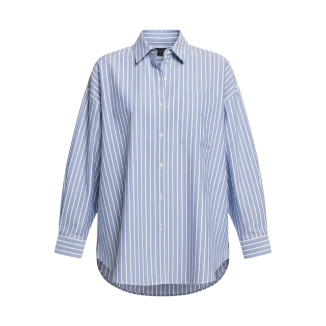 Âme Antwerp Strpied long oxford shirt blouses orchid Orchid large