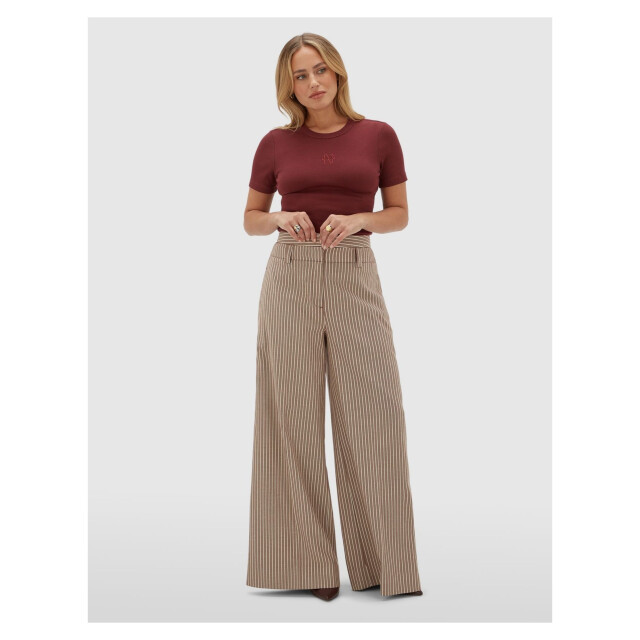 Josh V Jv-scout high waisted wide leg trousers with stripes pantalons jv-2608-0604 JV-2608-0604 large