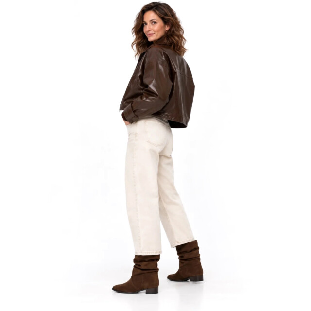 DWRS Label Porcia dark brown enkellaars met hak dames 11925-02 8725 large
