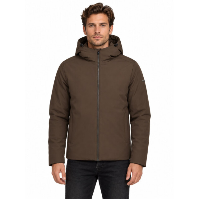 Airforce Lewis frm1417 dark coffe -  heren jack� Dark Coffe/LEWIS FRM1417 large