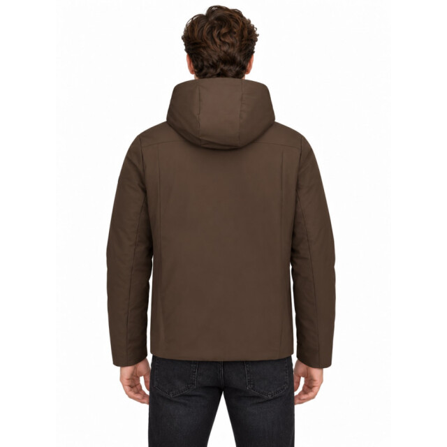 Airforce Lewis frm1417 dark coffe -  heren jack� Dark Coffe/LEWIS FRM1417 large