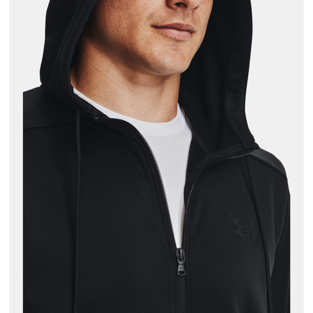 Under Armour Ua armour fleece fz hoodie-blk 1373357-001 Under Armour ua armour fleece fz hoodie-blk 1373357-001 large