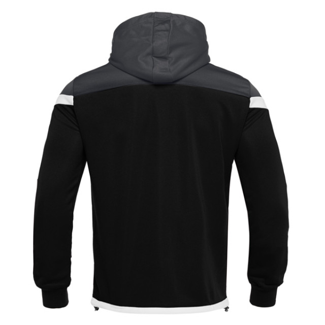 Macron Eadesy full zip hoody blk/wht 81490901 Macron EADESY FULL ZIP HOODY BLK/WHT 81490901 large