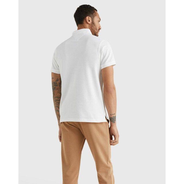 Tommy Hilfiger Polo mw0mw17771 Tommy Hilfiger Polo voor Heren in de kleur Wit - Maat 3XL voor Heren in de kleur Wit - Maat 3XL large