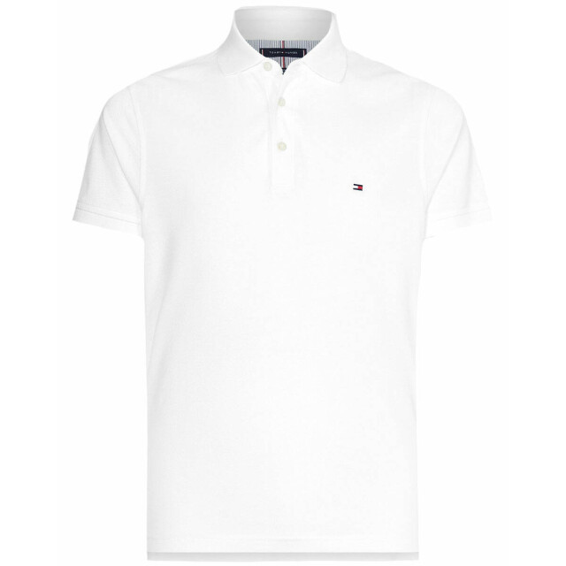 Tommy Hilfiger Polo mw0mw17771 Tommy Hilfiger Polo voor Heren in de kleur Wit - Maat 3XL voor Heren in de kleur Wit - Maat 3XL large